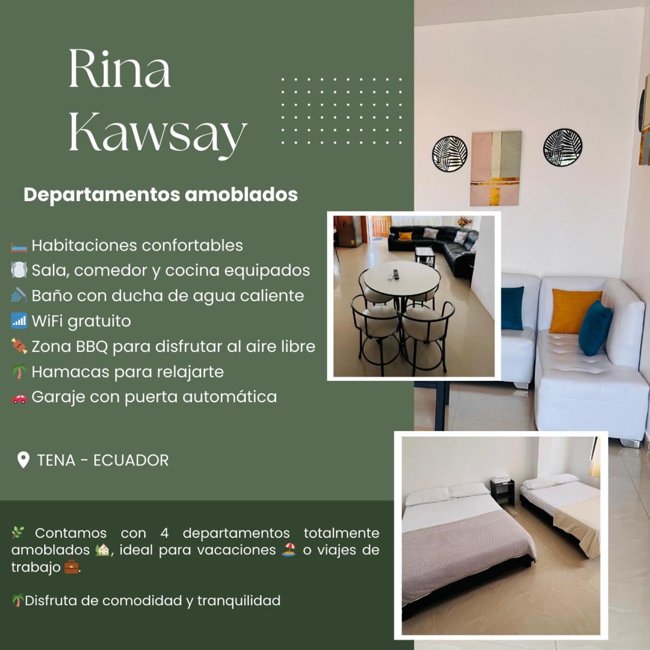 Rinakawsay - Viveviajando Apartamento Amoblado En Tena Zewnętrze zdjęcie